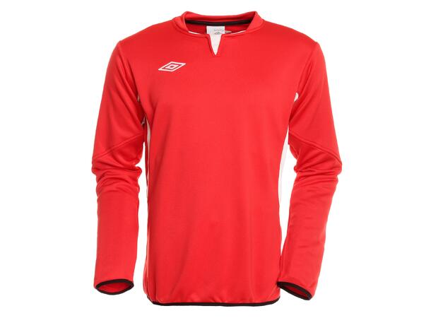 UMBRO Vision Tr Sweat jr Rød/Hvit 152 Teknisk treningsgenser for barn 